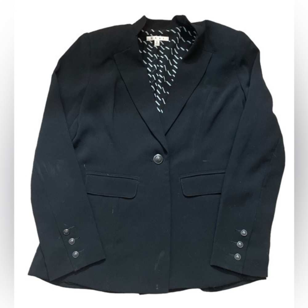 Cabi Black Single Button Dress Blazer